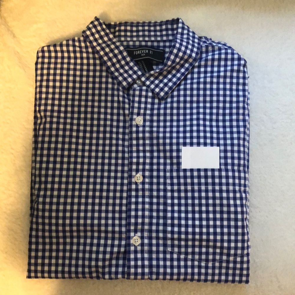 Blue Plaid Button Down